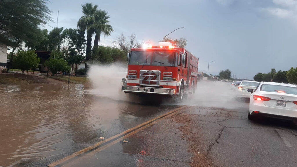 Tormenta deja daños en el Condado Imperial