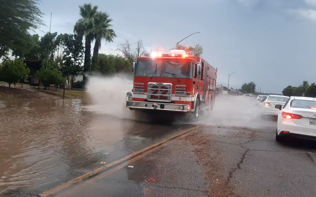 Tormenta deja daños en el Condado Imperial