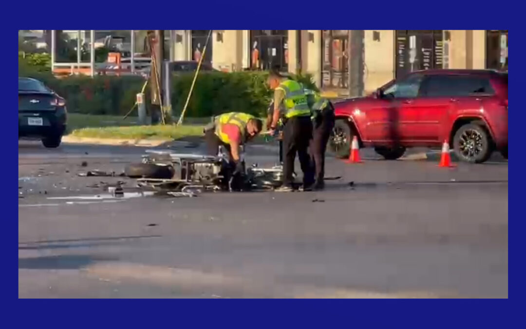Motociclista resulta gravemente herido tras accidente en Edinburg