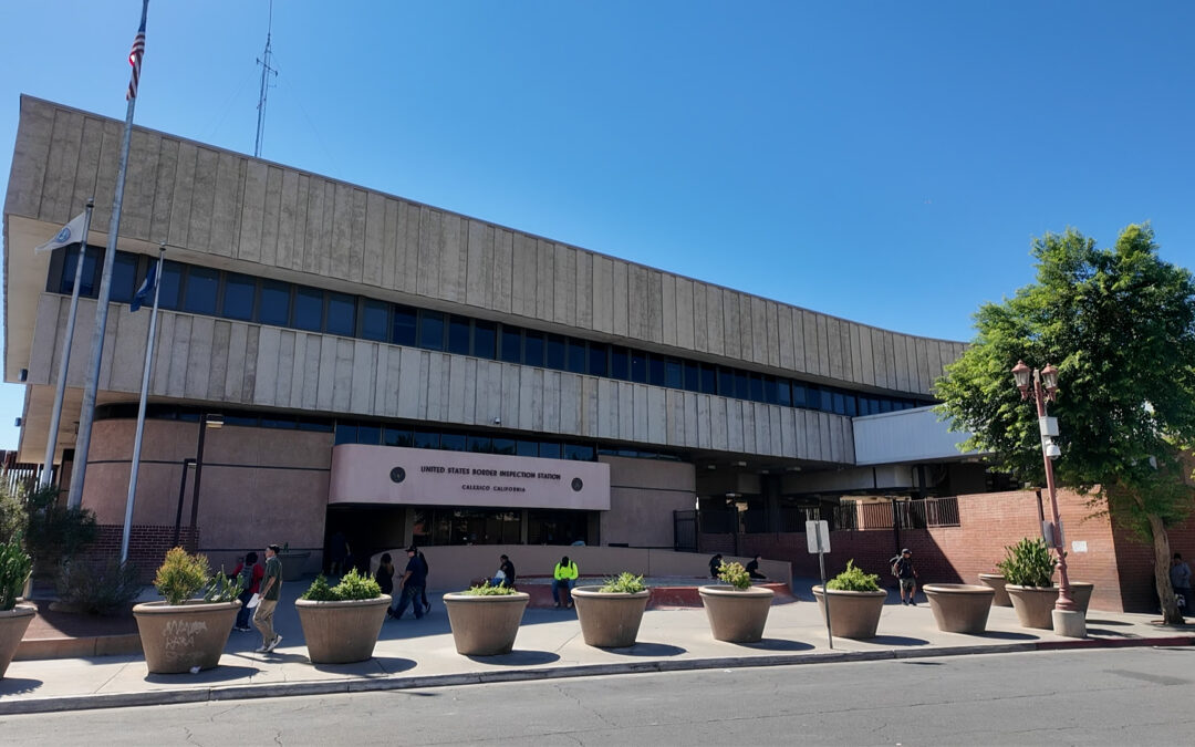 Reportan bebé sin vida en garita de Calexico