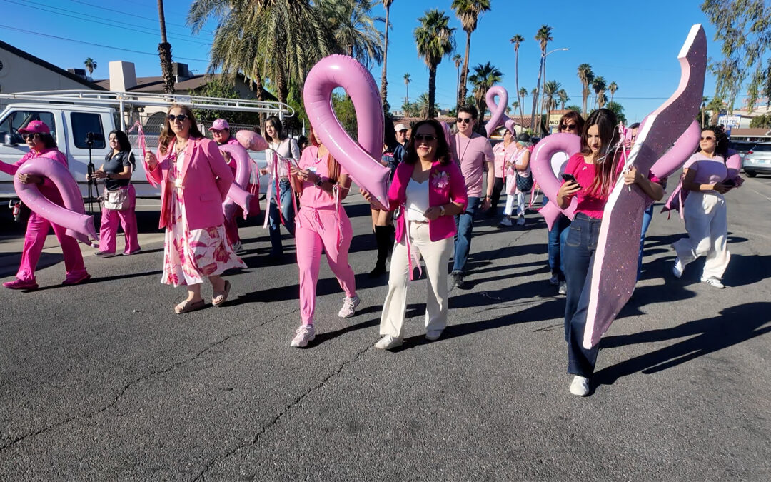 Lazo rosa lucha binacional contra el cáncer de mama