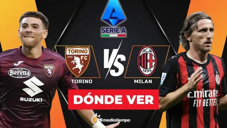 Torino vs. Milan: Horario y dónde ver en vivo el emocionante partido de la Serie A 2025