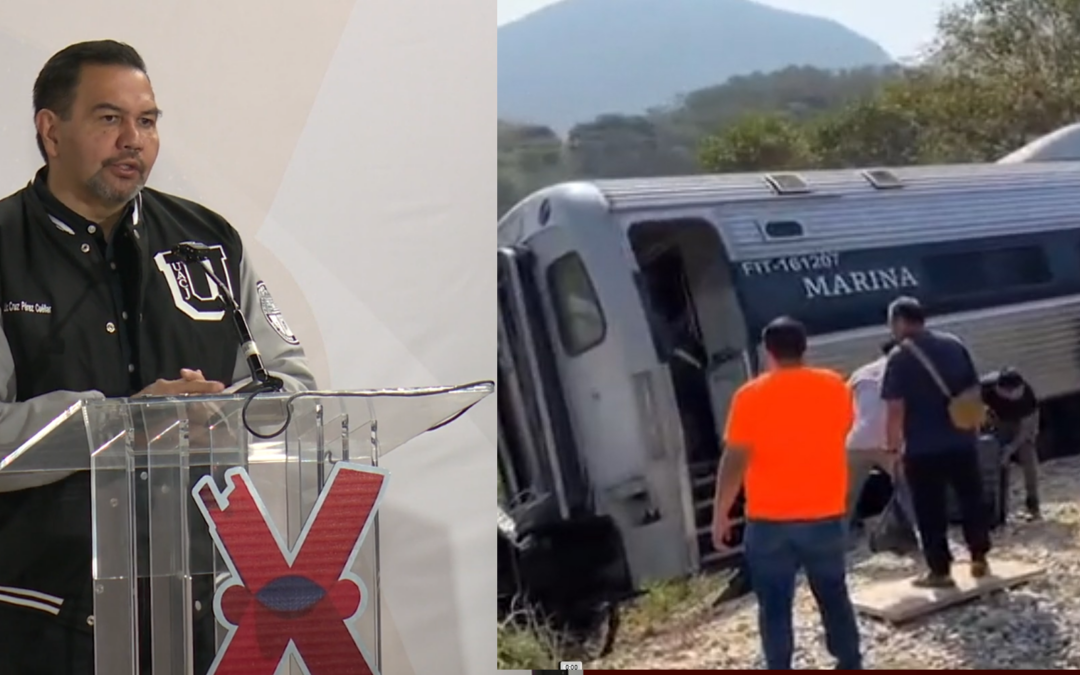 Accidente de tren en Oaxaca: Alcalde Cruz Pérez Cuellar aborda situación de juarenses heridos