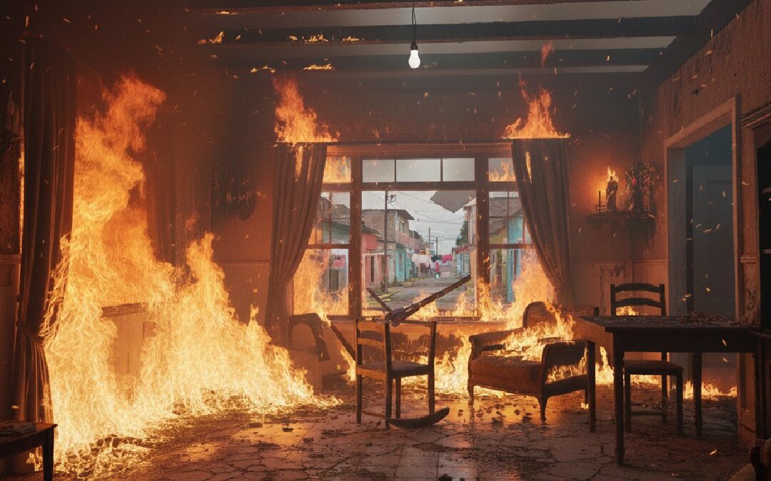 Incendio en Saltillo: Adolescentes traviesos causan daños al lanzar cuetes en María del Carmen Cavazos