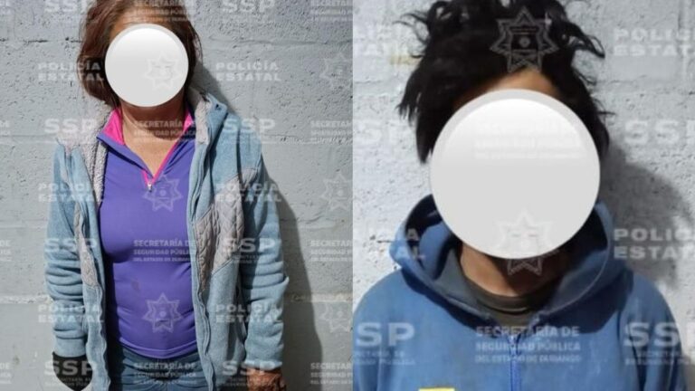 Detención de Mujer de la Tercera Edad y Joven por Posesión de Droga en Gómez Palacio
