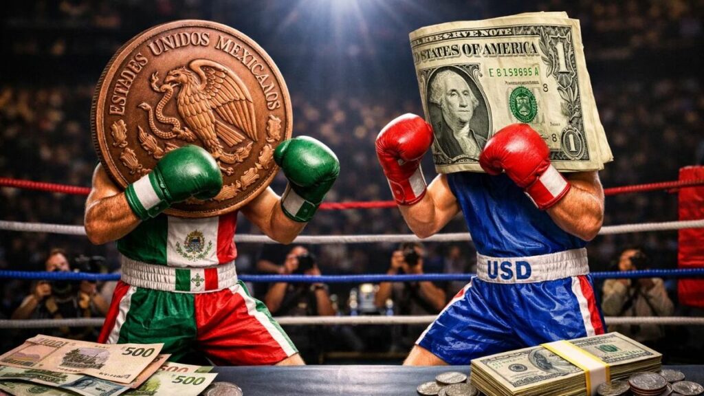 El Peso Mexicano Cierra 2025 con Fortaleza: Cotización en 17.97 por Dólar