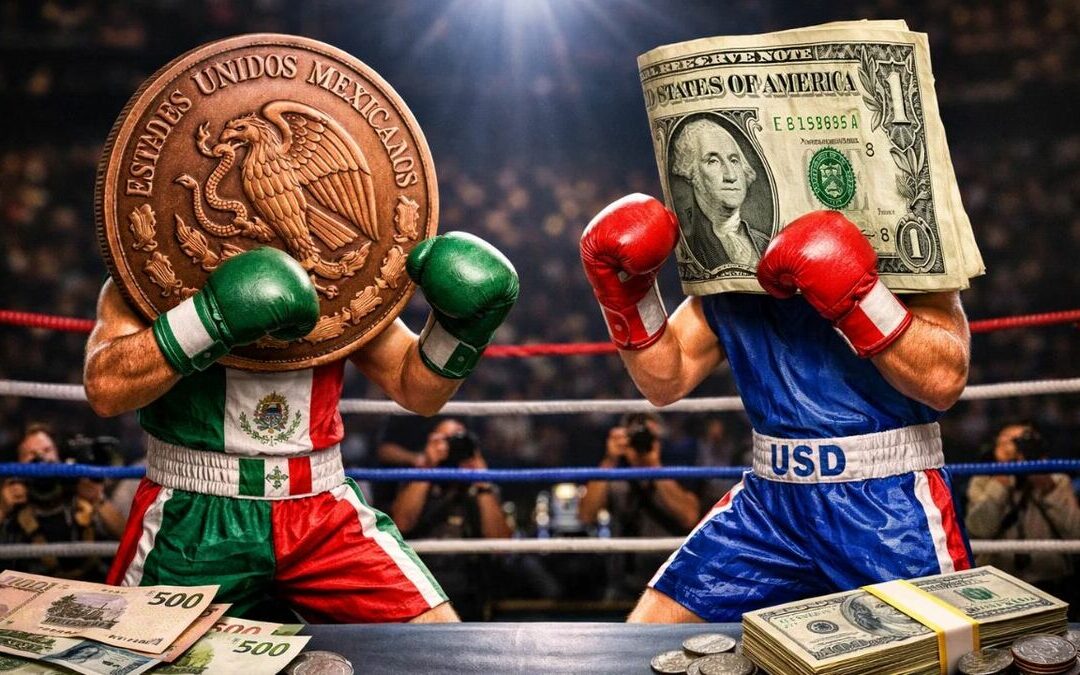 El Peso Mexicano Cierra 2025 con Fortaleza: Cotización en 17.97 por Dólar