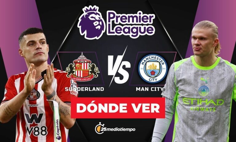 Sunderland vs. Manchester City: Cómo ver EN VIVO el partido de la Premier League hoy