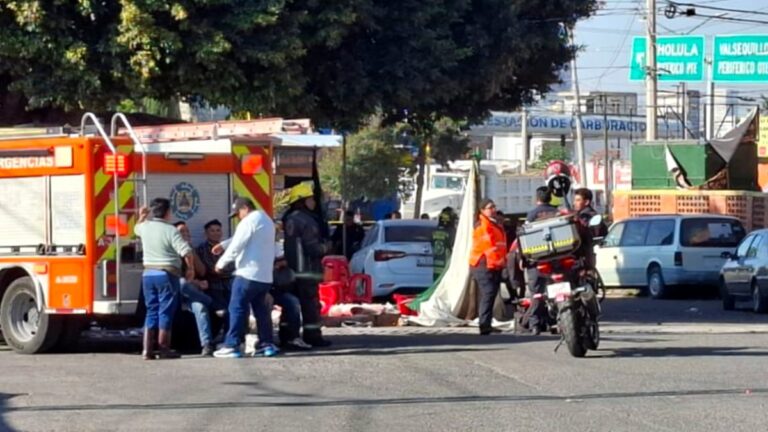 Explosión de tanque de gas en Puebla deja 14 heridos en puesto callejero