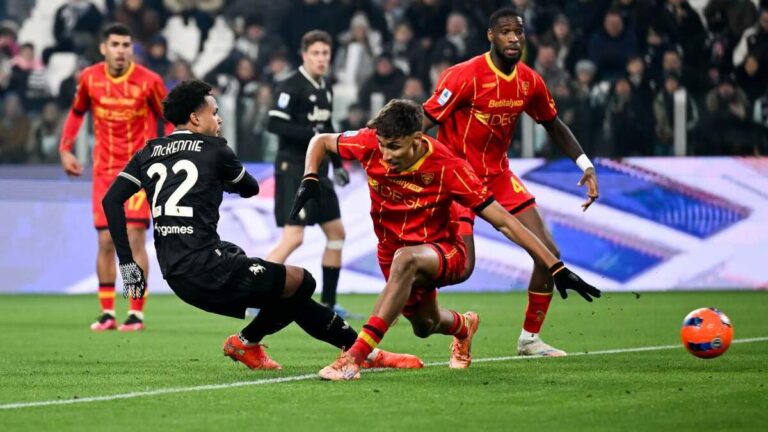 Juventus cae frente a Lecce: un tropiezo que aleja a los turineses de la cima de la Serie A