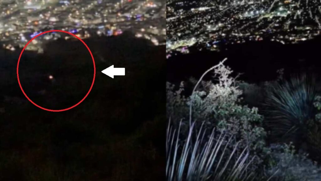 Luces Extrañas en el Cerro de las Mitras: Un Fenómeno Inexplicable en Santa Catarina | VIDEO