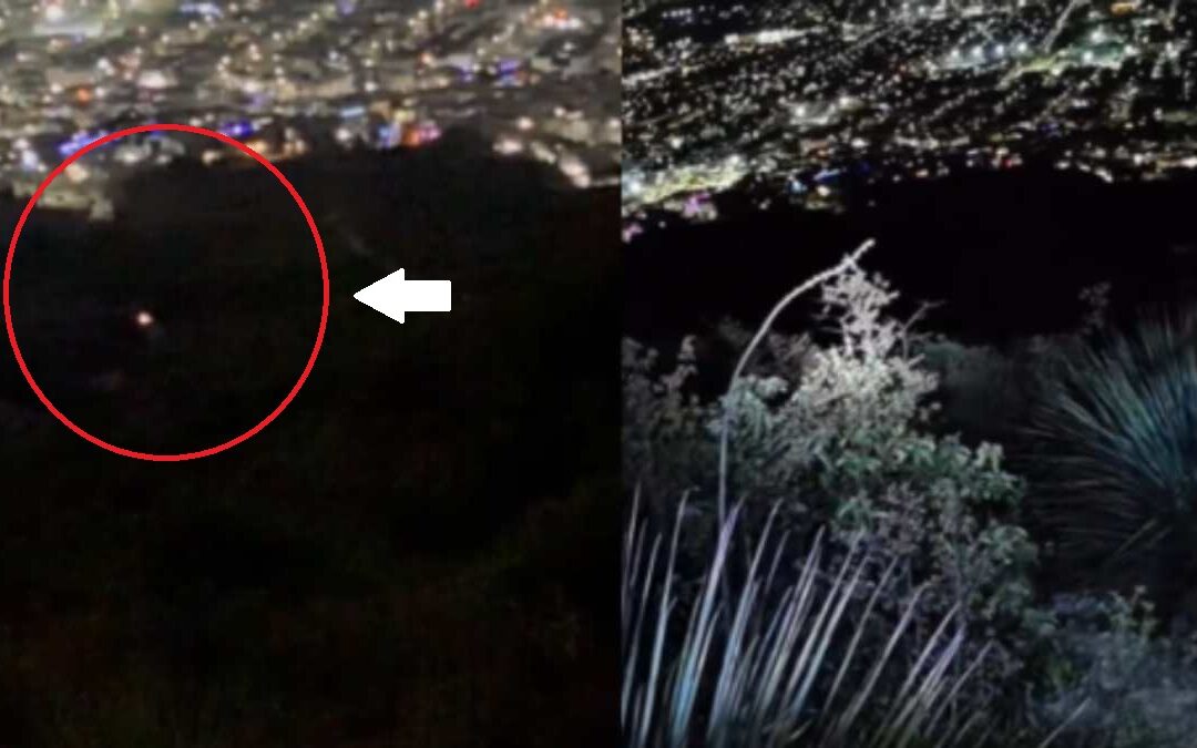 Luces Extrañas en el Cerro de las Mitras: Un Fenómeno Inexplicable en Santa Catarina | VIDEO