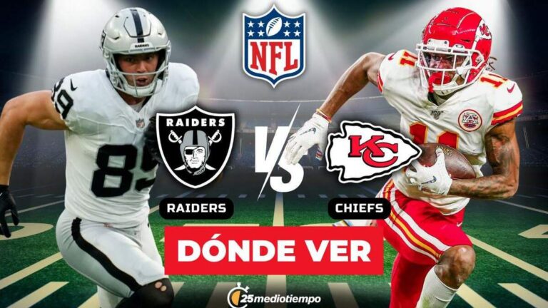 Consulta cómo y dónde ver EN VIVO el emocionante Chiefs vs Raiders en la Semana 18 de la NFL