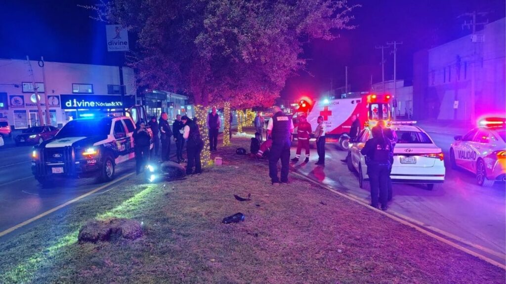 Accidente de Motociclista en Independencia y Comonfort: Un Derrape Inesperado