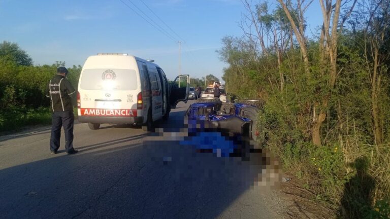 Trágica volcadura de cuatrimoto en Montemorelos: una mujer pierde la vida y un hombre resulta herido
