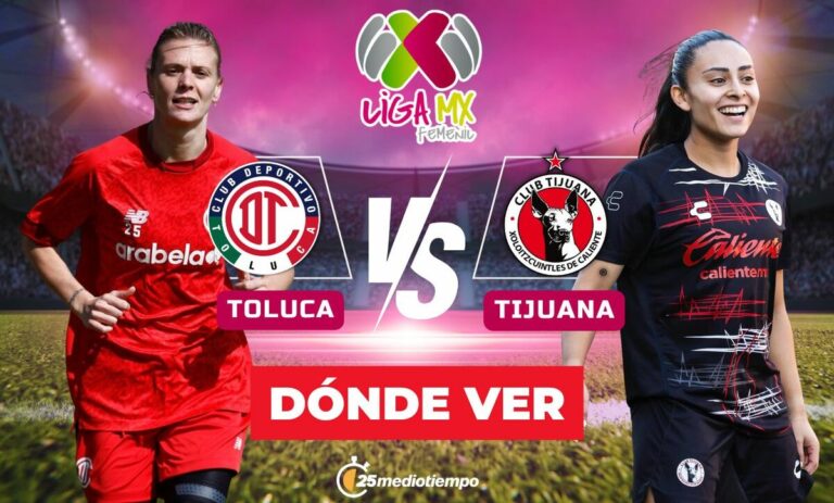 Toluca vs Tijuana: Cómo y a qué hora ver EN VIVO el emocionante partido de la Liga MX Femenil 2026