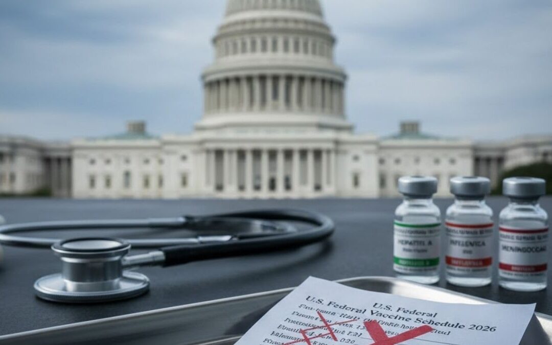 Estados Unidos Retira 6 Vacunas para Niños de las Recomendaciones Estándar de Salud