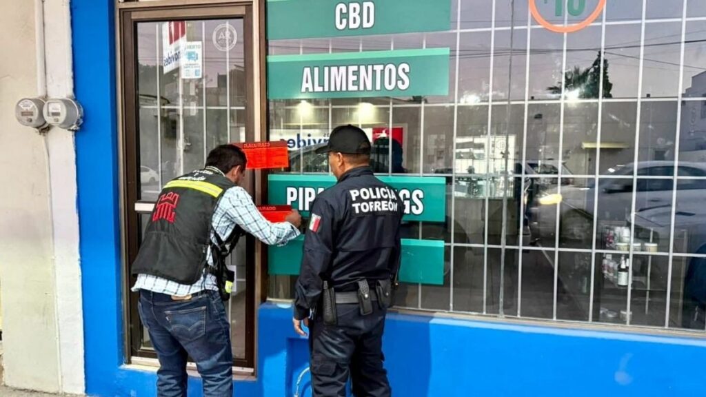 Clausura de Tienda de Derivados de Cannabis en Torreón: Un Incidente Sorprendente