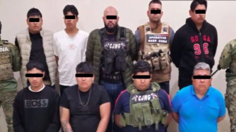 Detenciones en Tecamachalco: 9 presuntos miembros de ‘La Barredora’ del CJNG Arrestados