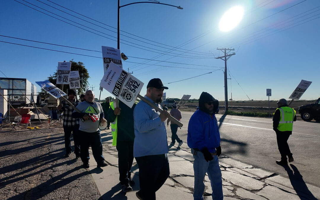 Huelga limita transporte en el Condado Imperial