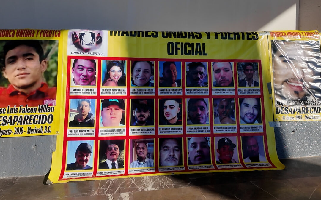 Manifestación de madres que buscan desaparecidos