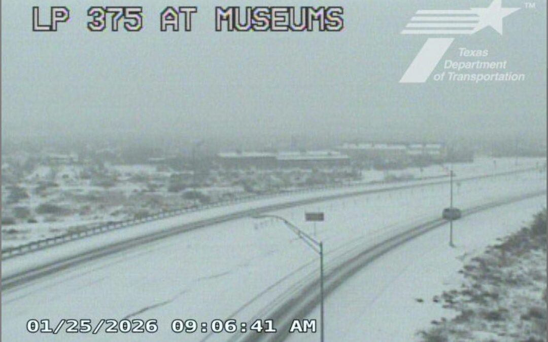 Cierre del Loop 375 en Transmountain: condiciones peligrosas alertan a conductores