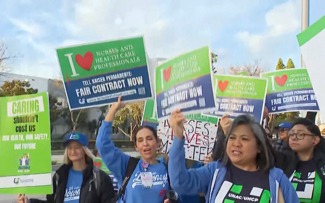 Huelga Masiva de Trabajadores de Kaiser Permanente Afecta Hospitales en California y Hawái