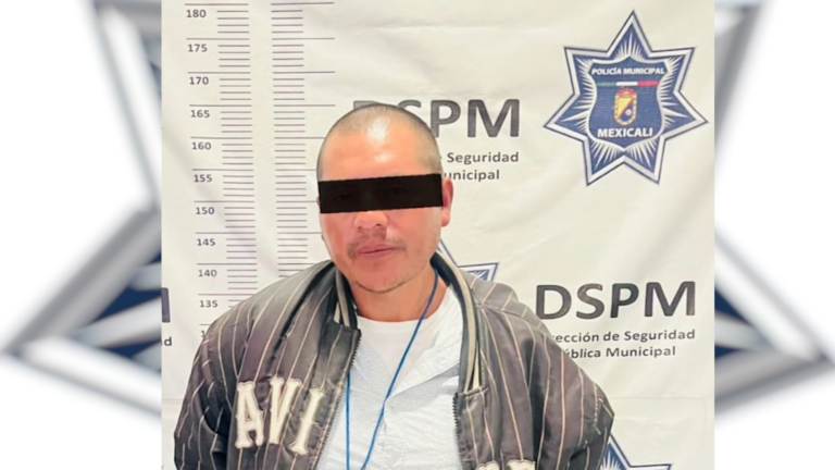 Detienen en Mexicali a objetivo prioritario vinculado a robo violento