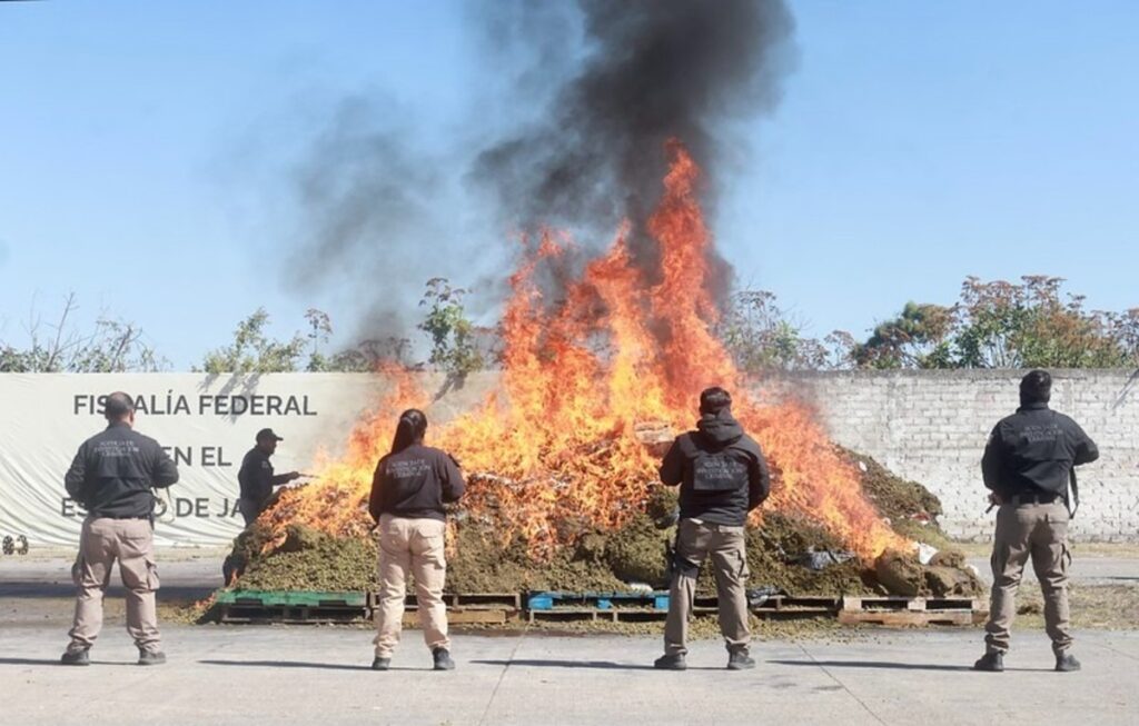 Más de 2 Toneladas de Droga Destruidas en Jalisco: Iniciativa ‘Bodegas Vacías’