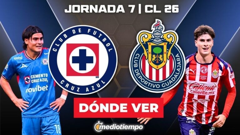 Cruz Azul vs Chivas: Horario y Dónde Ver EN VIVO la Jornada 7 de Liga MX 2026