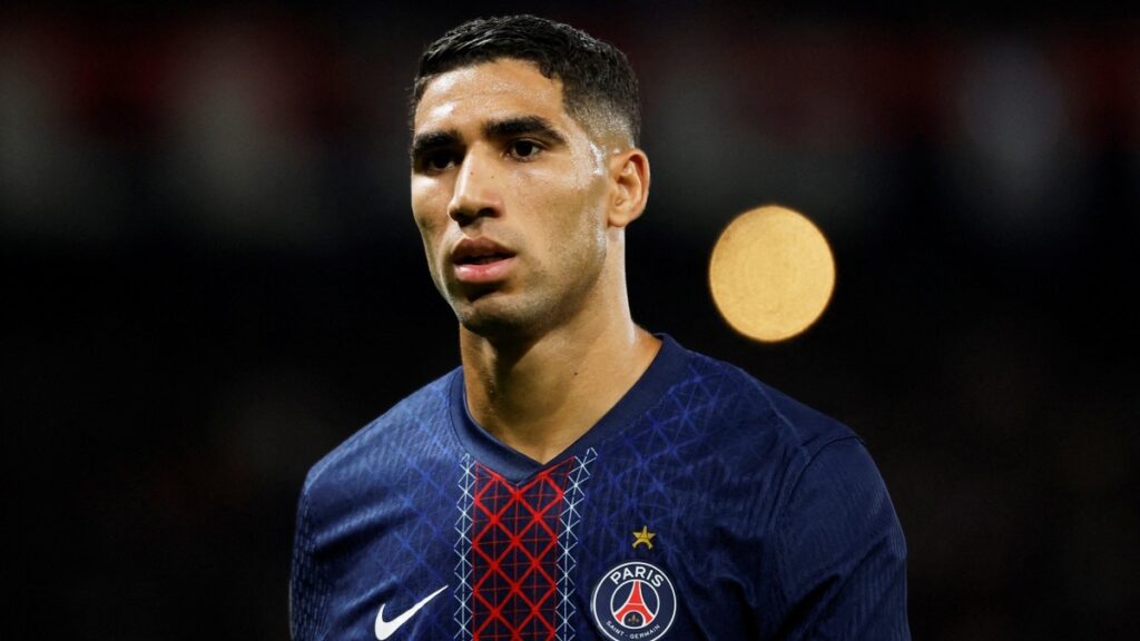 Achraf Hakimi del PSG enfrentará juicio por acusaciones de violación en Francia