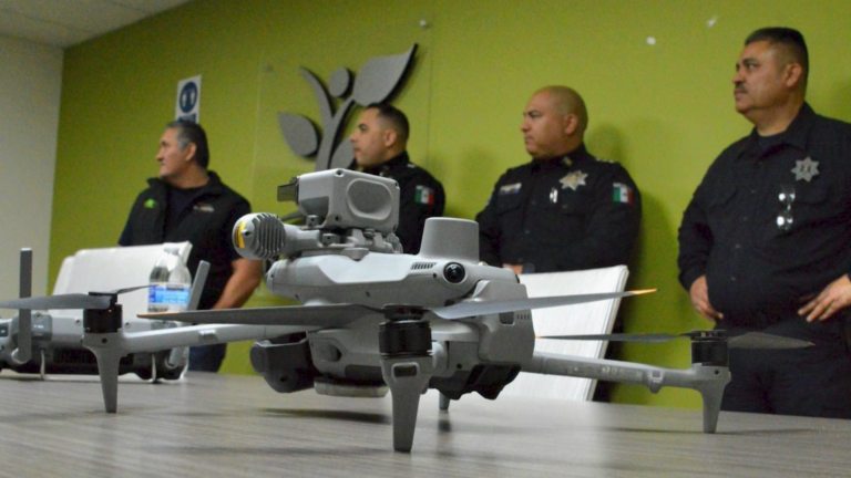 Policía de Mexicali fortalece vigilancia aérea con nuevo dron