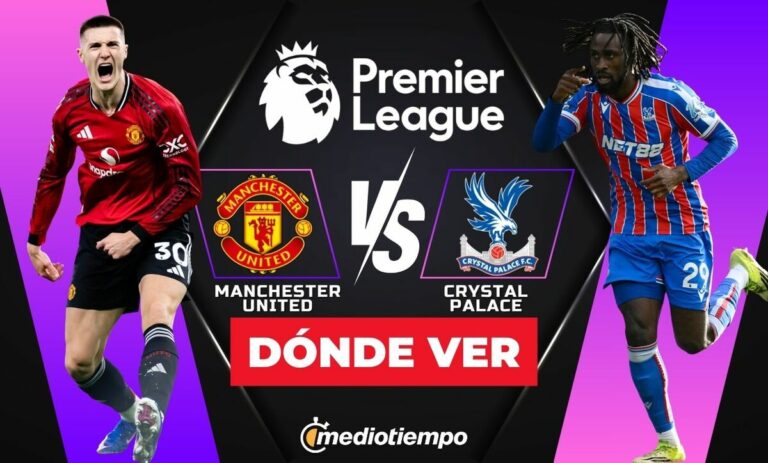 Sigue el partido Manchester United vs Crystal Palace en vivo: Premier League 2026