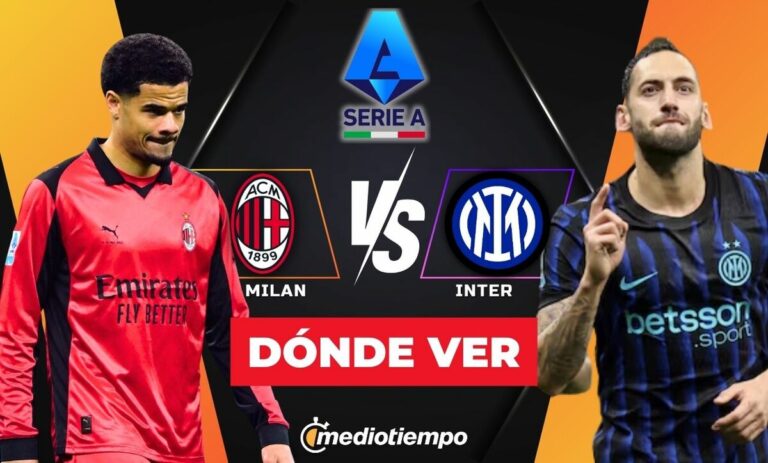 Milan vs. Inter de Milán EN VIVO: Horario y Dónde Ver el Derby della Madonnina 2026
