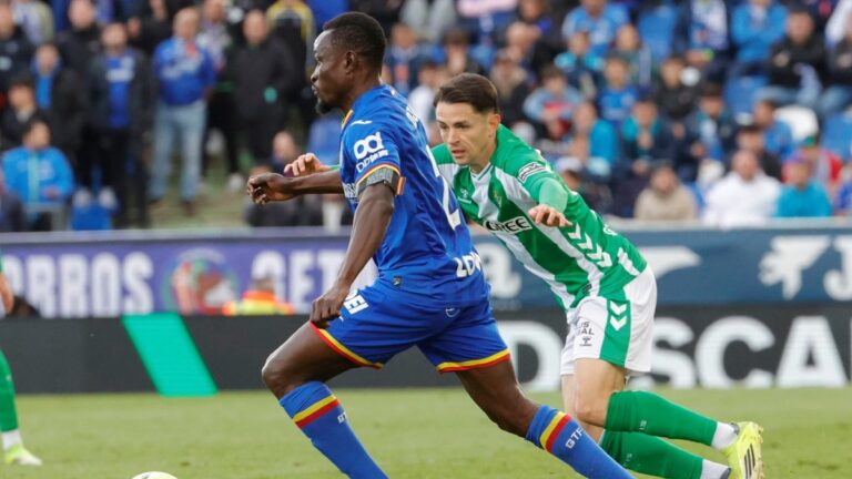 LaDerrota del Betis: Álvaro Fidalgo y Getafe Dominaron en LaLiga