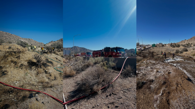 Control del incendio de pastizal en I-40: Bomberos de Albuquerque enfrentan emergencia