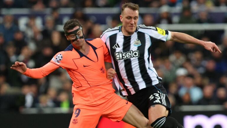 Barcelona logra un agónico empate contra Newcastle en Campeones de Europa
