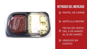 Costco retira del mercado kit de comida por posible contaminación