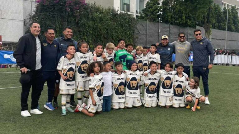 Pumas Infantil Campeones Gracias a los Hijos de Efraín Juárez y Coco Carrasquilla