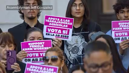 California impulsa proyecto de ley para distribuir productos menstruales gratuitos a trabajadoras agrícolas en zonas rurales