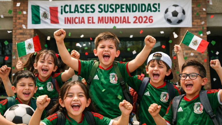 Suspensión de Clases para Estudiantes durante los Partidos de México en el Mundial 2026