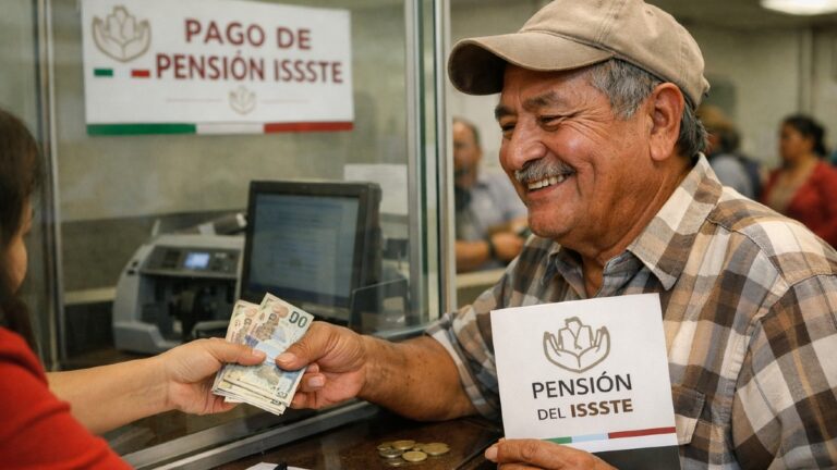Pago anticipado para pensionados del ISSSTE en abril 2026 en México