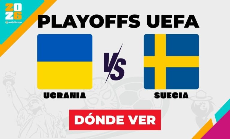 No te pierdas el partido de repechaje Mundial 2026: Ucrania vs. Suecia en vivo hoy