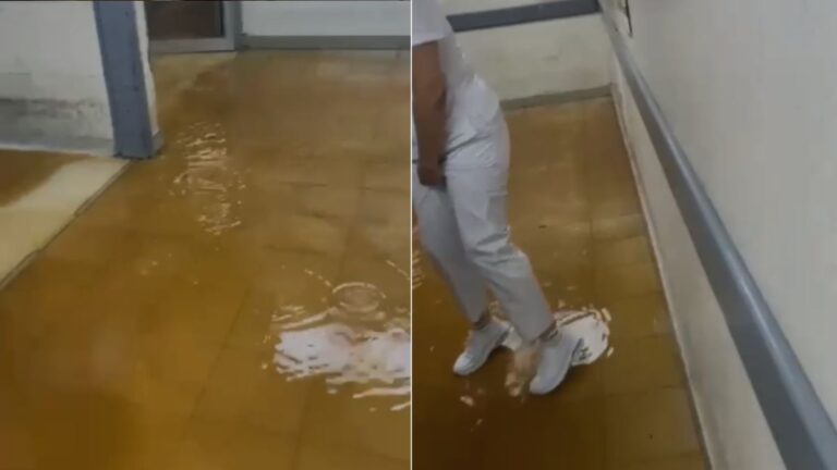 Tubería Rota Inunda Hospital del ISSSTE en Gómez Palacio