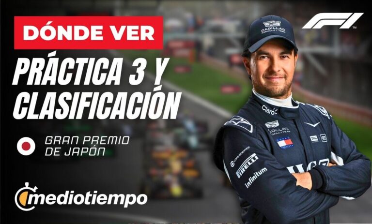 Gran Premio de Japón 2023: Horario y Dónde Ver la Práctica 3 y Clasificación de Checo Pérez en Vivo