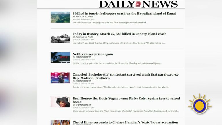Accidente De Helicóptero En Hawaii Deja Tres Muertos