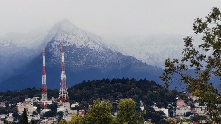 Increíble nevada en el Ajusco sorprende a todos este marzo 2026