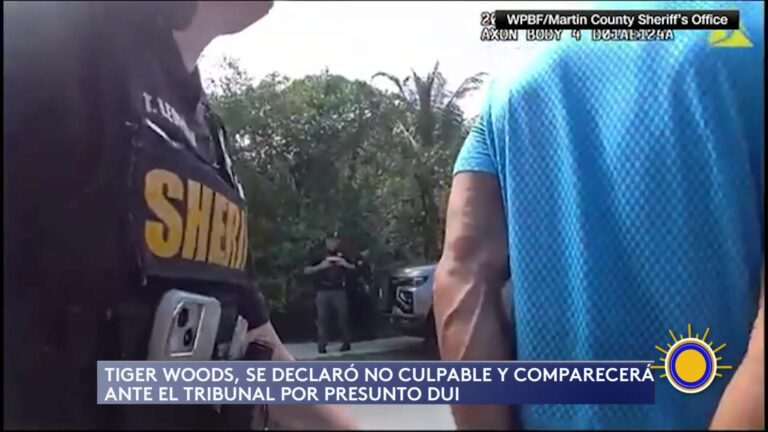 Arresto De Tiger Woods Por Presunto DUI
