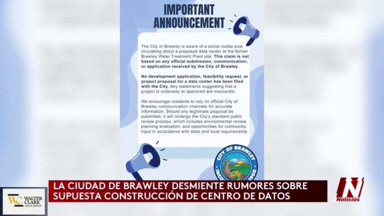 Brawley Denies Rumors Of New Data Center Project