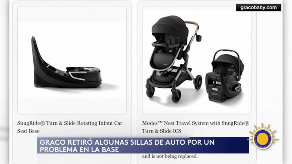 Importante Retiro de Sillas para Auto Graco por Base Defectuosa